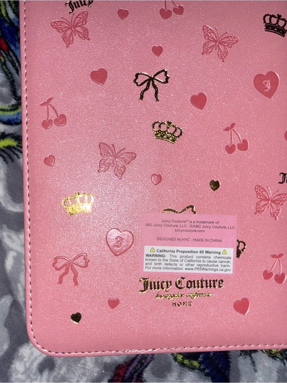 Juicy Couture Pink 2026-2027 Planner with Gold Crown Pen